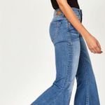 Mavi Jeans  Larissa Mid Rise Flounce Fashion Flare Raw Hem Jeans size 27 Photo 0