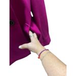 Banana Republic  Classic Peacoat Raspberry Size M Y2K Quiet Luxury Preppy Fall Photo 11