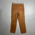 Dickies High Waisted Cargo Jeans Pants Womens Size 5/27 Brown Twill Photo 7