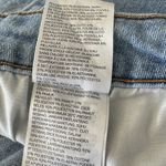 H&M  SZ 18 High-Rise Jean Shorts Cuffed Light Wash Pockets Zip-Fly Stretch Womens Photo 5