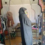 Free People FP Beach Open Front Hooded Long Sweater Cardigan Duster Knit Gray Size XS Photo 2