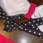 Unbranded High Rise Barbie Pink & Black Strapless Bikini Photo 5