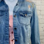Mossimo Supply Co MOSSIMO - Distressed Embroidered Jean Jacket Photo 2