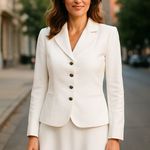 NWT Shelby Rose New York True Red 2PCs Suit Set Blazer Skirt SZ Photo 0