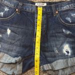 One Teaspoon  Cowboy Chargers Women’s Mid Rise Blue Denim Shorts Size 27‎ Photo 5