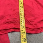 Theory Short Sleeve Belted Knit Dress Women's Size Large Red Casual T-Shirt Styl Photo 3