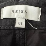 Reiss  Hedy‎ Black High Rise Cropped Jeans Size 28 NWT Photo 5