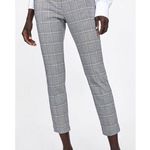 ZARA  Plaid Ankle Pants in Gray Size Large Photo 0
