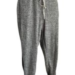 Lily White  Knit Gray Heather Drawstring Joggers M Photo 5