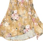 ASTR the Label Gaia Mustard Floral Midi Dress XS Photo 6