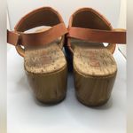 Kork-Ease Rare Cute Korks by Tan Leather Wedge Sandals Women's Size US8 Photo 3