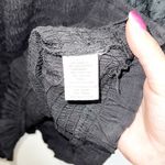 Prómesa Promesa Black Lace Long Sleeve Smocked Blouse Photo 5