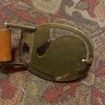 Heritage 1981 Leather trouser belt with whale 🐳 buckle Photo 7