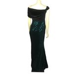 NWT Miss Ord Sleeveless Off Shoulder Mermaid Sexy Evening Dress WY003 size large Green Photo 4