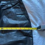 Genuine leather black pencil skirt Size 8 Photo 3