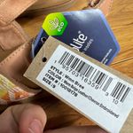 Toms  Bree Sandal Warm‎ Beige Leather Chevron Embroidered Toe Loop Casual NWT Photo 6