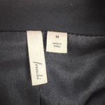 Frenchi Collared Buttoned Mid Length Coat‎ Womens Medium Black Photo 1