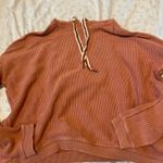 Aerie  ribbed coral hoodie  Photo 7