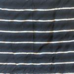 American Dream Black and White Striped Tee Photo 2