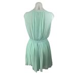 Victoria's Secret  Mint Green Sleeveless V Neck Pleated Fit & Flare Mini Dress S Photo 1