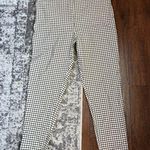ZARA White & Black Checkered Pants size large Photo 0