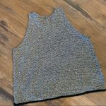 Madewell  Tweed Crop tank top •XS• Black White Photo 4