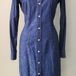 Ralph Lauren Polo  Denim Dress‎ Sz 4 Photo 0