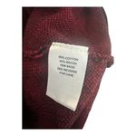 t/o sweaters SZ M short sleeve black and red geometric sweater knit top Size M Photo 4