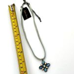 Cookie Lee Crystal and cats eye pendant necklace Photo 6