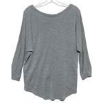 Charlotte Russe High Lo Long Sleeve Gray Shirt Polyester Rayon Spandex Womens S Photo 2