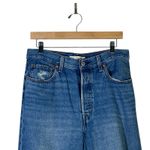 Levi's Levi’s Ribcage Straight Ankle Jeans Womens 30 Medium Wash High Rise Distressed Photo 1