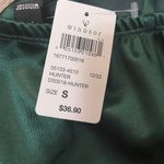 Windsor Hunter Green Satin Bodycon Photo 3