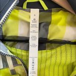 Lululemon  Women's Track Hooded Jacket Lightweight Check Print Preppy Photo 9