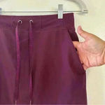 Athleta Midtown Skort Wild Bloom Purple Elastic Waist Athleisure Womens Sz 2 Photo 3