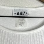 Vintage USA Made Floral Lace Chevron Shirt L/XL Alabuy Cottagecore Grandmacore White Size L Photo 5