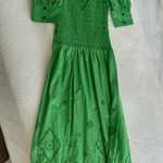 Ganni Smocked Midi Dress Photo 3
