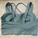 Lululemon Like a Cloud Longline Bra Light Support D/DD Cup in Crater Blue Size 8 Photo 5