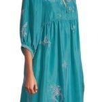 Johnny Was silk “Christy Flowy” tie front dress NWT (oversized) Photo 5