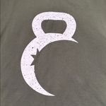 Zyia  Active Tank Top Green Moon Kettlebell Graphic Muscle Tee Workout Shirt Photo 4