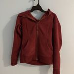 Lululemon full zip red full zip scuba size M/L measurements added Size M Photo 0