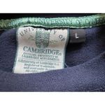 Cambridge University Navy Crewneck Sweater Size Large Blue Photo 6