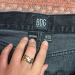 BDG  URBAN OUTFITTERS BLACK HEAVY RIPPED BOYFRIEND JEANS Photo 2