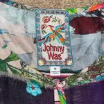 Johnny Was Sonnet Dixie Silk Patchwork Tiered Bohemian Dress Medium Photo 8