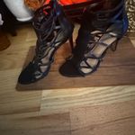 ALDO  Black Strappy Heels 3” heel Photo 3