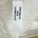 Madewell Eyelet Embroidered Maxi Skirt Linen Salt White Resort Boho US 00 NWT Photo 9