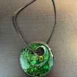 Green reversible necklace Photo 1