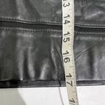 White House | Black Market  Faux Leather Pencil Skirt Size 4 Black Stretch Photo 9
