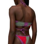 Tropic of C Keyhole Top /Praia Bottom Tropicalia Size L Revolve Green Size L Photo 2