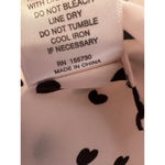 Rose + Olive  Blouse, S, Pink with black hearts long sleeve valentine special Photo 8