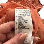 Sandro Elsa Crinkle Open Back Midi Dress Antique Rose Sz 38 Photo 5